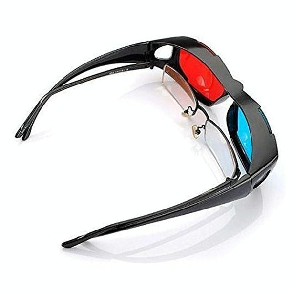 3D Anaglyph Glasses For Gaming And Movies Lightweight Plastic Frame 3D Tv Glasses & Accessories