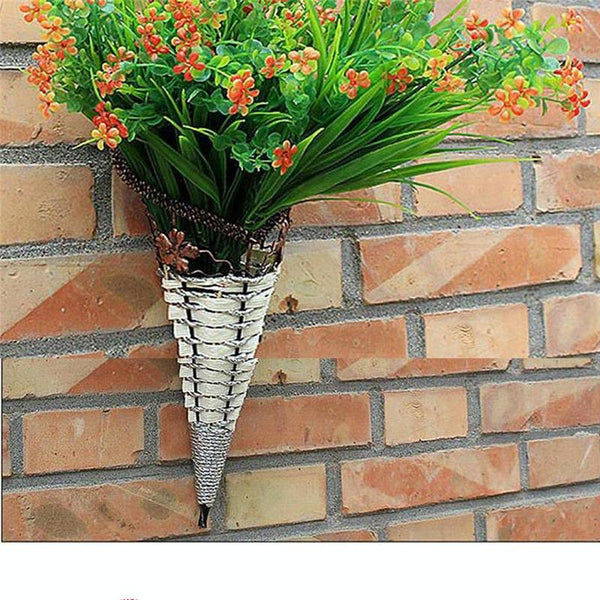 Rustic Hanging Rattan Vase For Farmhouse Decor
This Is Designed And Crafted From Eco Friendly Materials. It Serves As Attractive Wall Decoration Suita