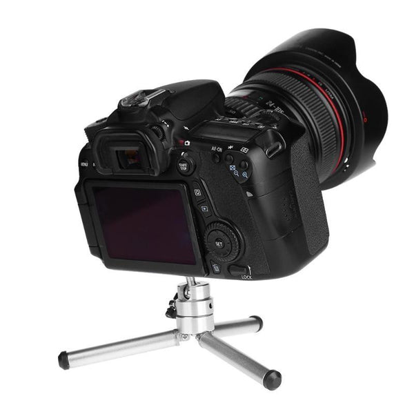 Compact Telescopic Tripod For Dslr And Action Cameras With Aluminium Alloy Design Tripods & Monopods