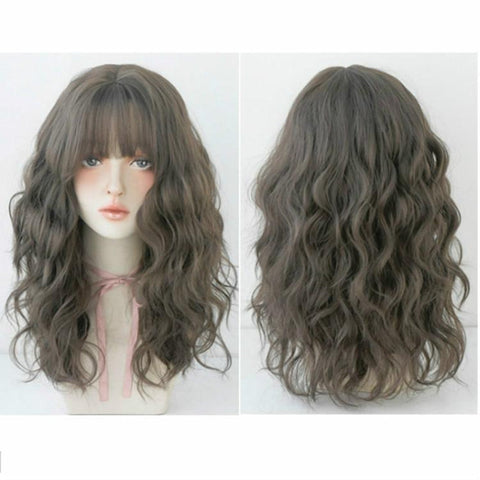 Long Hair Wig For Women 54Cm Cold Wool Hair Extensions