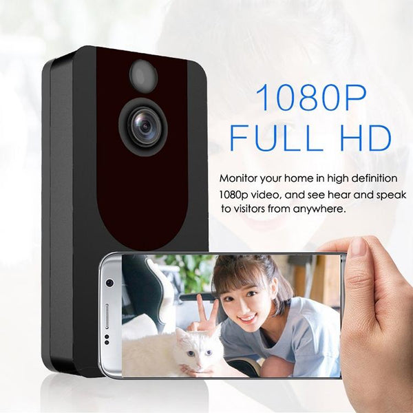 1080P Full High Definition Wireless Security Doorbell With Intercom System Smart Doorbells