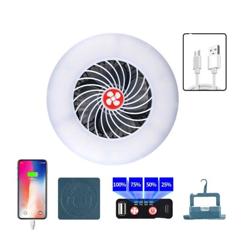 Multi Function Rechargeable Fan Light For Camping And Live Broadcast Other Lighting & Fans