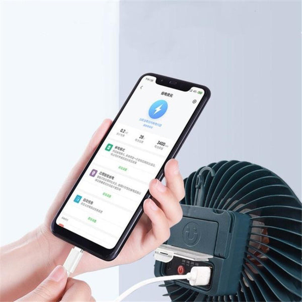 Multi Function Rechargeable Fan Light For Camping And Live Broadcast Other Lighting & Fans