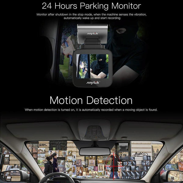 1296P Full High Definition Radar Detector With Wifi And Magnetic Mount For Car Dash Cam Video In Dash Units W/O Gps