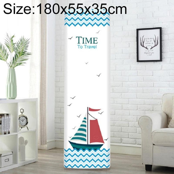 180X55x35cm Sailboat Fabric Dust Cover For Vertical Cabinet Air Conditioning Portable Air Conditioners
