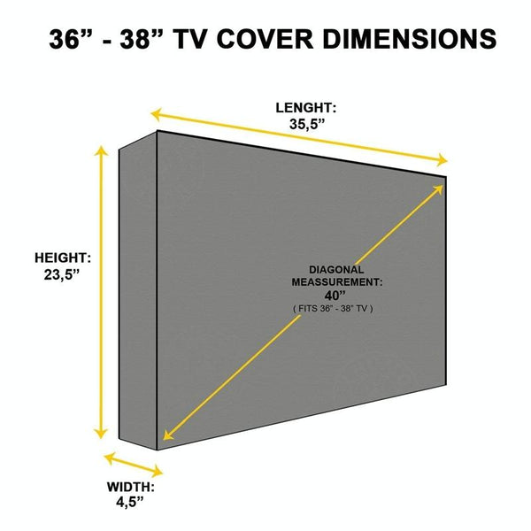 Universal Outdoor Television Cover Waterproof And Dustproof For 30 To 32 Inch Screens Outdoor Furniture Covers