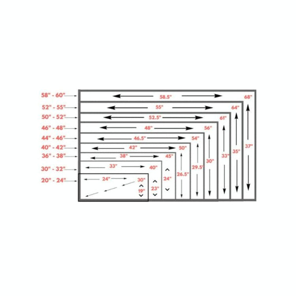 Universal Outdoor Television Cover Waterproof And Dustproof For 30 To 32 Inch Screens Outdoor Furniture Covers