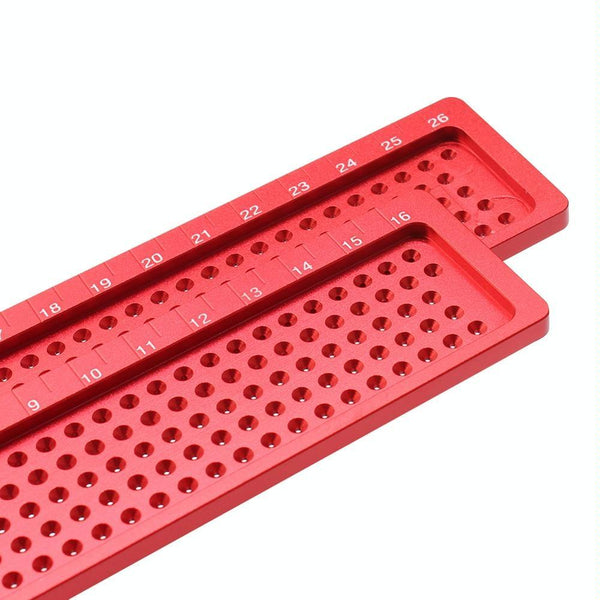 Woodworking T Shaped Hole Marking Ruler For Accurate Measurements Measuring Tapes & Rulers