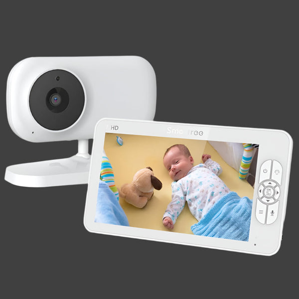 7 Wireless Little One Monitor With Temperature Sensor And Two Way Audio Communication Baby Monitors
