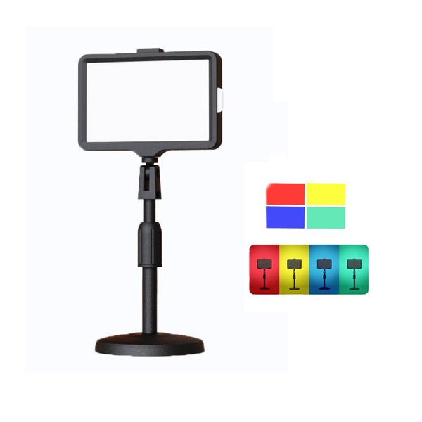 30Cm Bracket Flat Panel Live Fill Light 6 Inch 3200 5500K Three Colour Temperature Lighting Units