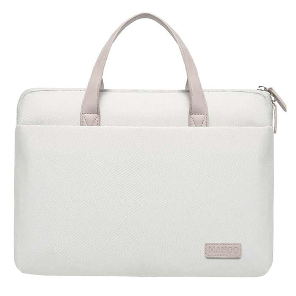 Slim Messenger Laptop Bag For Macbook 15.6 16.1 Inches Stylish Gray Design Laptop Cases & Bags