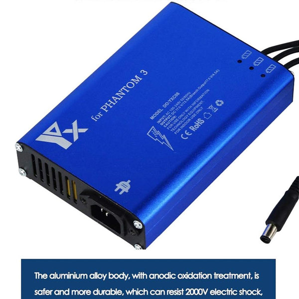 Intelligent Four One Battery Charger For Dji Phantom 3 Drone And Remote Control Camera Drone Accessories