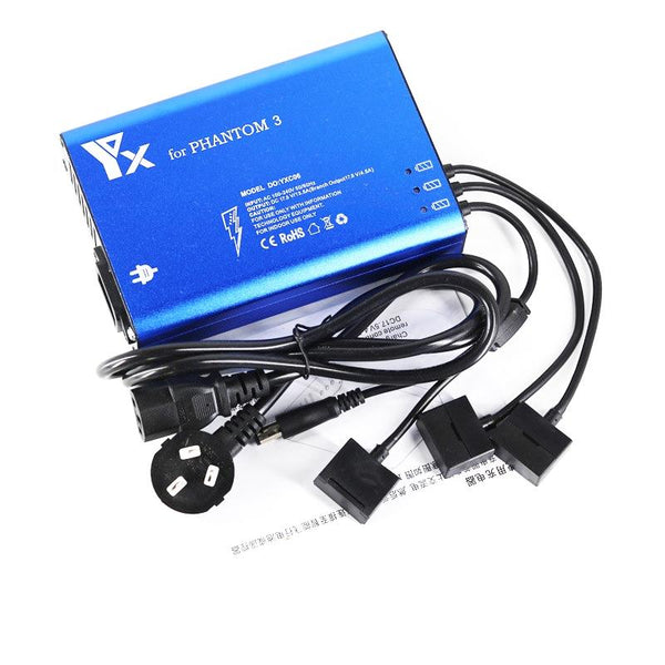 Intelligent Four One Battery Charger For Dji Phantom 3 Drone And Remote Control Camera Drone Accessories