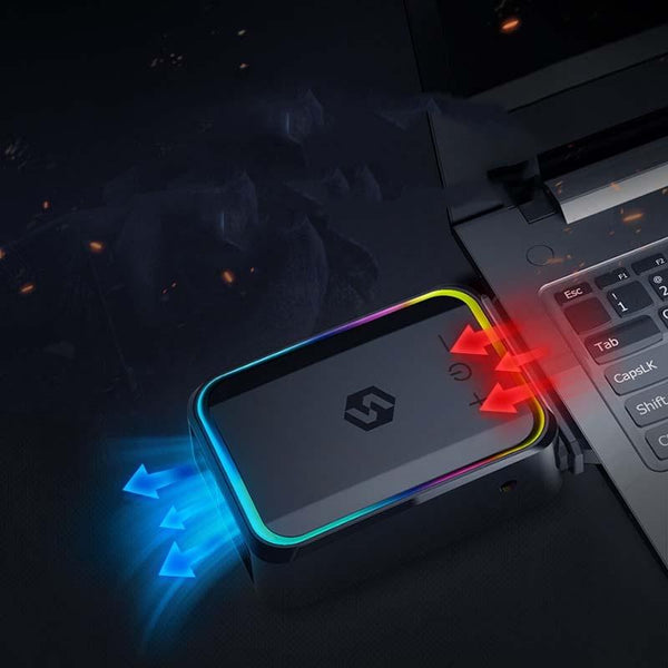 Colourful Notebook Exhaust Radiator With Side Suction Fan For Efficient Cooling Other Laptop & Desktop Accs