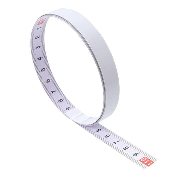 Self Adhesive Steel Ruler With 2M Tape Measure Sticky Scale Measuring Tapes & Rulers
