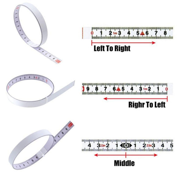 Self Adhesive Steel Ruler With 3M Tape Measure Sticky Scale For Accurate Measuring Measuring Tapes & Rulers