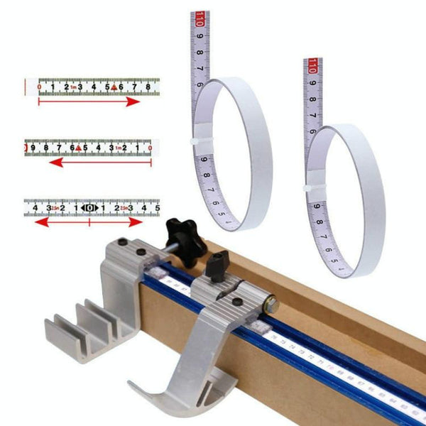 1M Sticky Scale Steel Ruler With Tape Measure Self Adhesive Measuring Tapes & Rulers