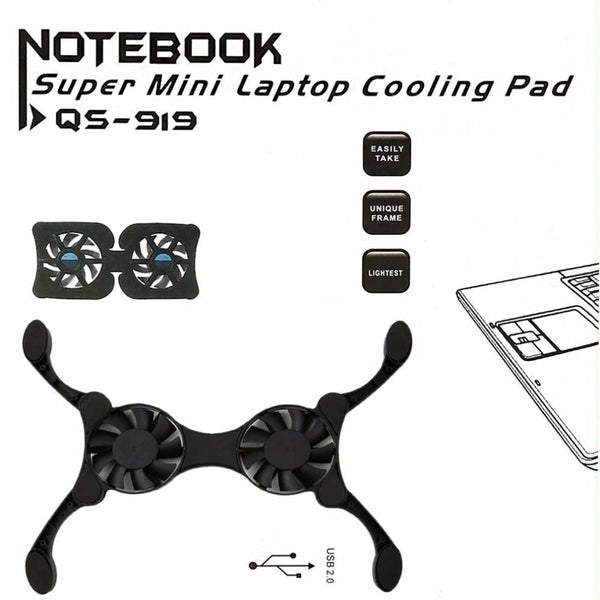 Usb Laptop Cooling Fan Foldable Design Compact And Efficient Laptop Cooling Pads