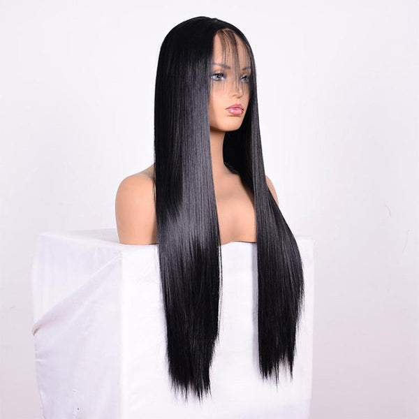14 Inch Straight Lace Front Human Hair Wig For Styling Applications Hair Extensions