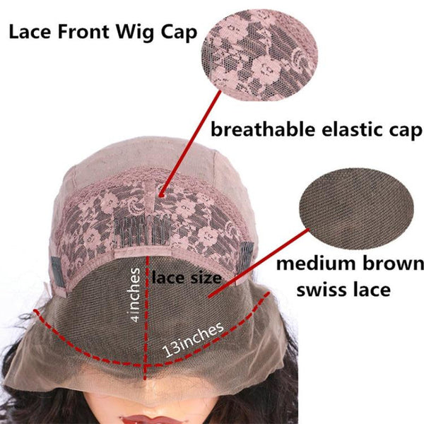 14 Inch Straight Lace Front Human Hair Wig For Styling Applications Hair Extensions