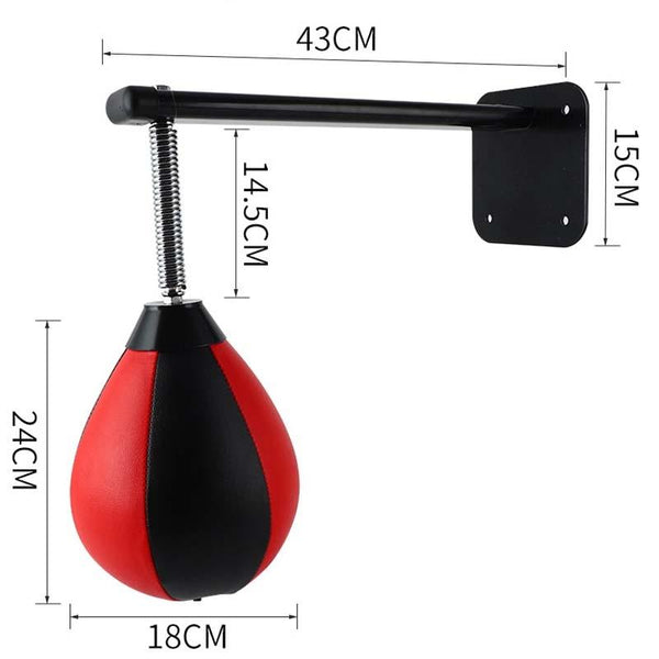 Vent Inflatable Wall Mounted Speed Ball For Boxing And Martial Arts Training Punching Bags