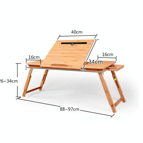 Folding Laptop Desk For Bed With Card Slot And Lazy Computer Design Laptop Desks
