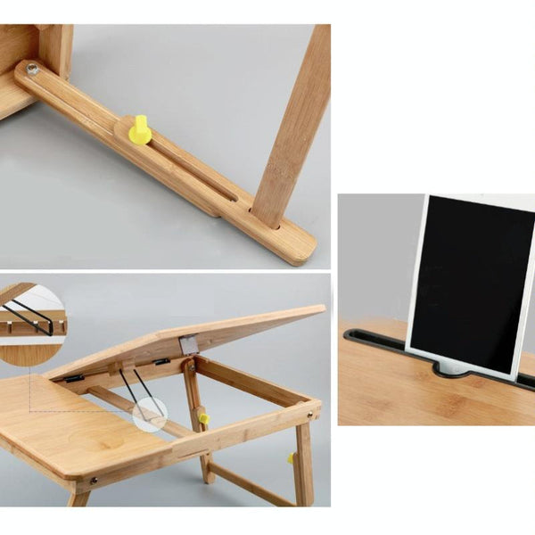 Folding Laptop Desk For Bed With Card Slot And Lazy Computer Design Laptop Desks