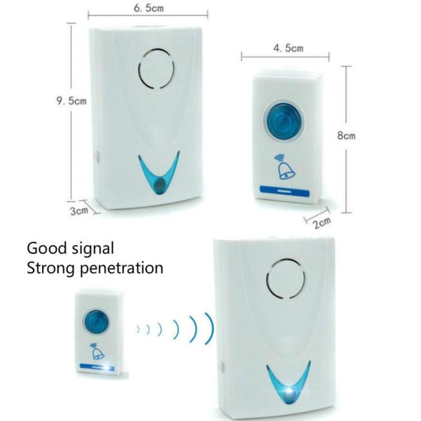 Long Distance Wireless Doorbell With Remote Control Smart Doorbells