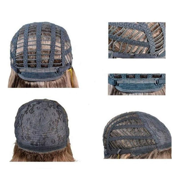 Synthetic Mid Length Wig In Po Colour For Hair Styling And Extensions Hair Extensions