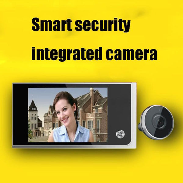 Wireless Smart Video Doorbell With 3.5 Display Anti Theft 2.0Mp Smart Doorbells