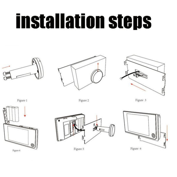 Wireless Smart Video Doorbell With 3.5 Display Anti Theft 2.0Mp Smart Doorbells