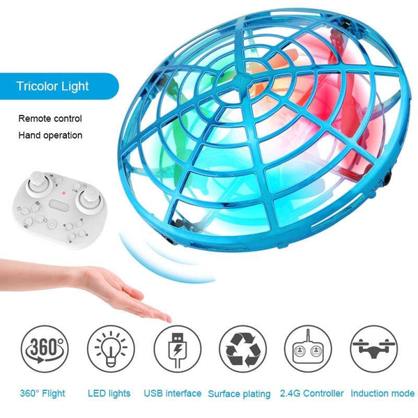 5 Induction Quadcopter Mini Drone With Colourful Lights And Remote Control Camera Drones