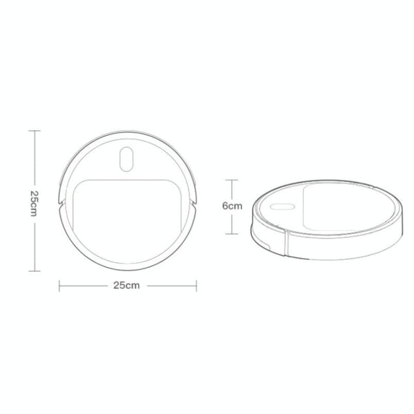 Smart Household Vacuum Cleaner Jallen Gabor Is25 Automatic Sweeping Robot Vacuum Cleaners