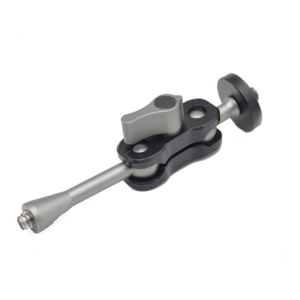 Yj Magic Arm Bracket Mount With Quarter Inch Ball Head Gun Grey Finish Tripod Mount Accessories