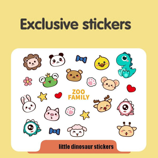 Mini Children's Cartoon Dual Lens Digital Camera Toy With Dinosaur Design Digital Cameras