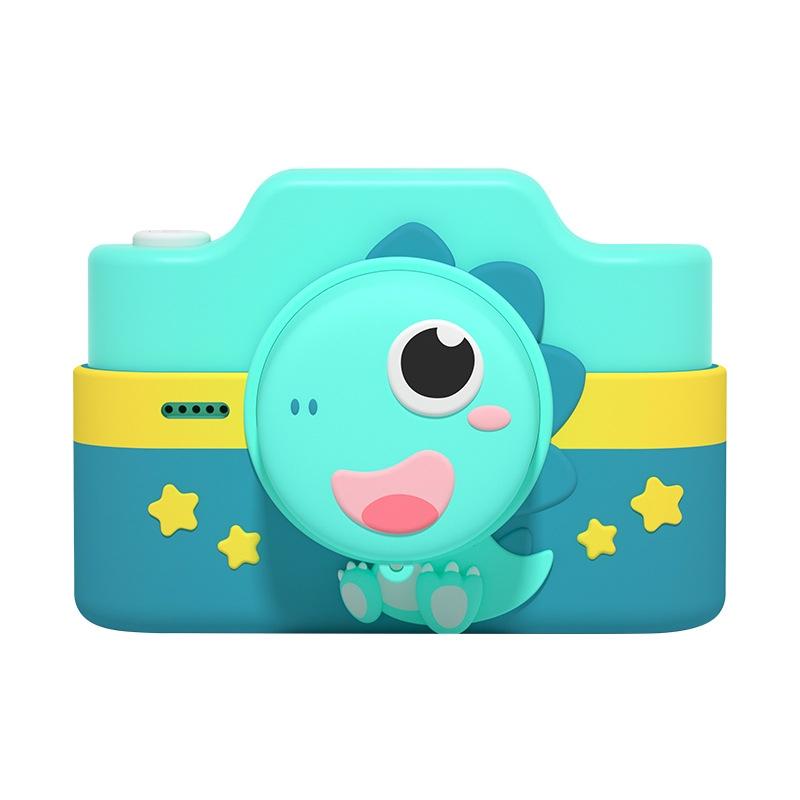 Mini Children's Cartoon Dual Lens Digital Camera Toy With Dinosaur Design Digital Cameras