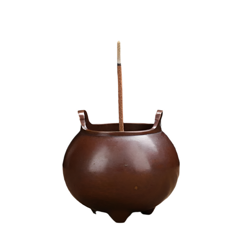 Hand Played Vatican Incense Burner Pure Copper Small Antique Design Seasonal Decorations