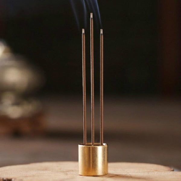 Medium Copper Nine Hole Incense Stick Plate Burner Set Of Five Units Home Fragrances