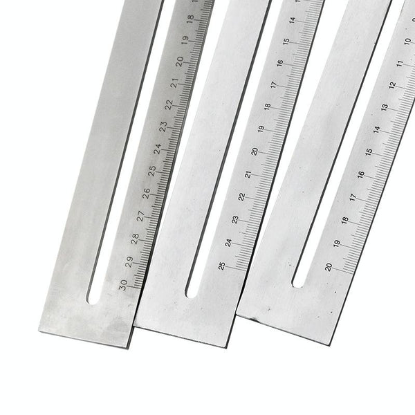 Woodworking Scribing Ruler With Magnetic Stripe And Stainless Steel Construction Measuring Tapes & Rulers