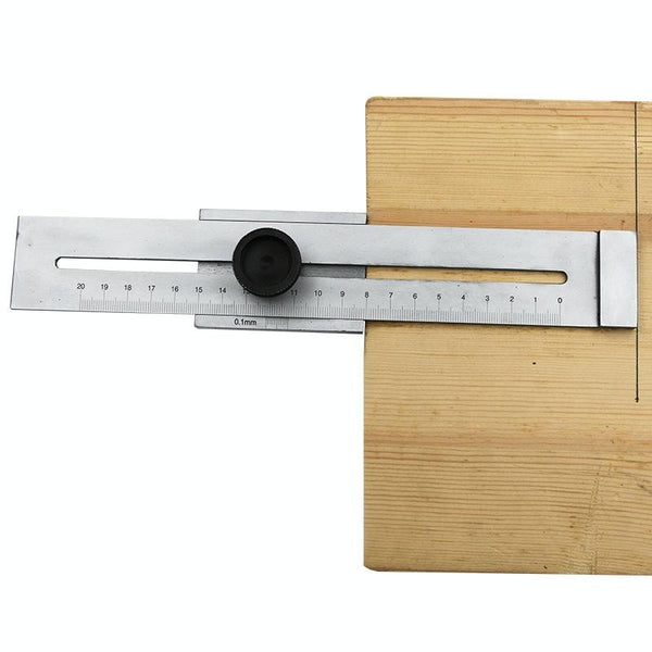 Woodworking Scribing Ruler With Magnetic Stripe And Stainless Steel Construction Measuring Tapes & Rulers