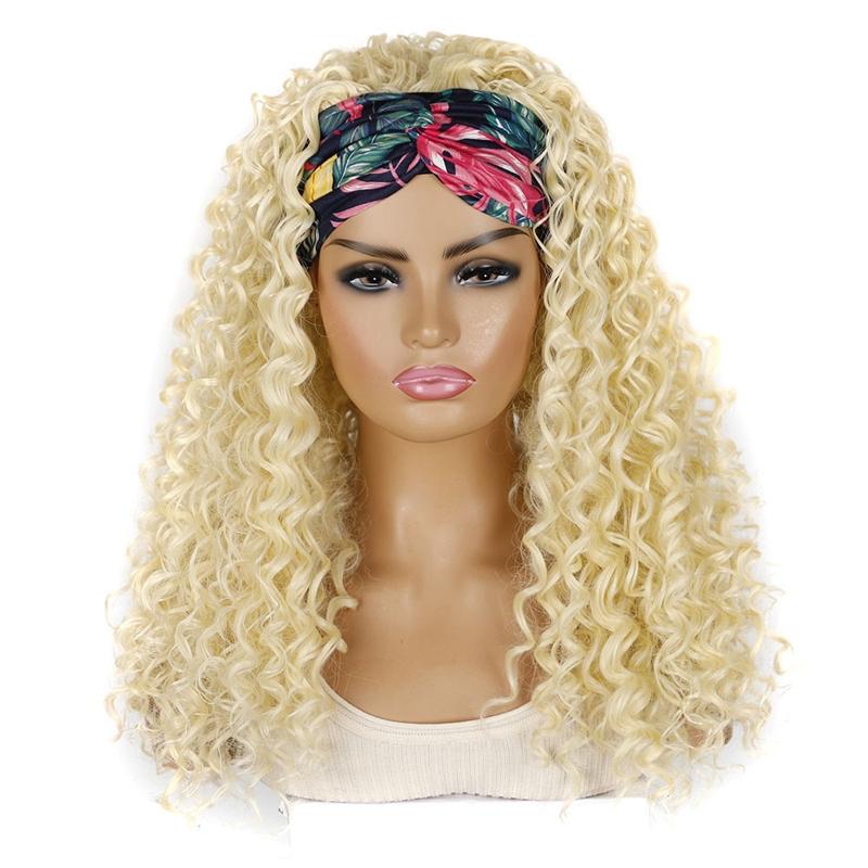 613 Xc Volumizing Hairband Wig Made With Chemical Fiber For Full Natural Look Hair Extensions