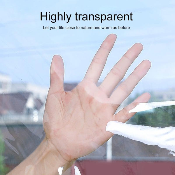 Double Layer Indoor Window Insulation Film Windproof Soundproof 1 Point 5 By 8 Metre Window Film
