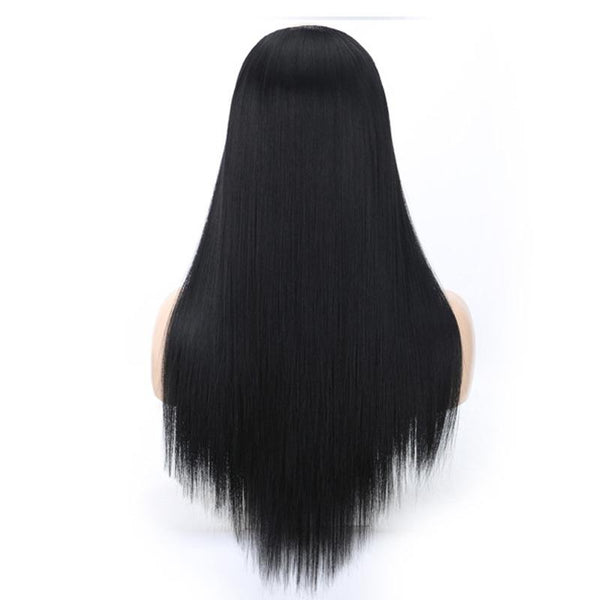 Long Straight U Shaped Half Wig Headgear For Women High Temperature Silk Matte Finish Hair Extensions