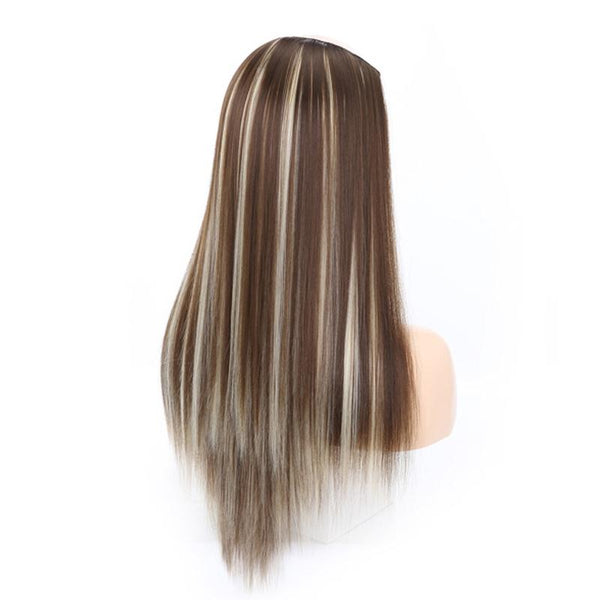 10 U Shaped Half Wig Long Straight Headgear In 8H613 Colour Hair Extensions