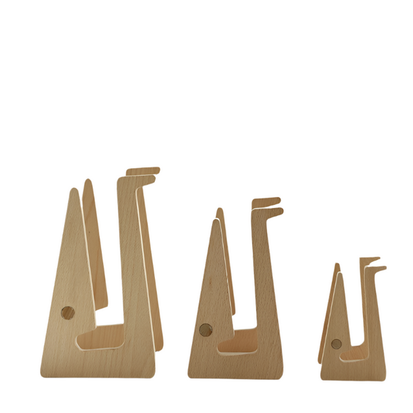 Bamboo Wood Desktop Storage Rack For Computers And Tablets Monitor Mounts & Stands