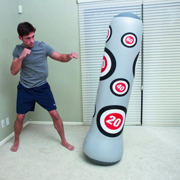 1.6 Metre Inflatable Boxing Pillar Sandbag For Adults And Children Punching Bags
