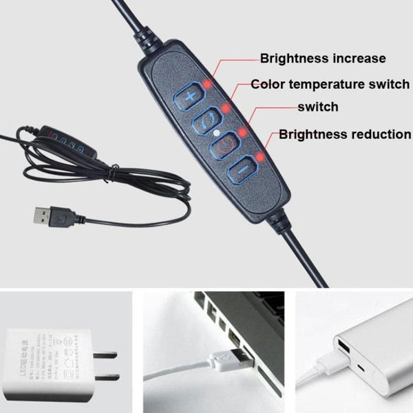 Six Inch Led Ring Light With Strong Clip For Desktop Use Other Lighting & Studio