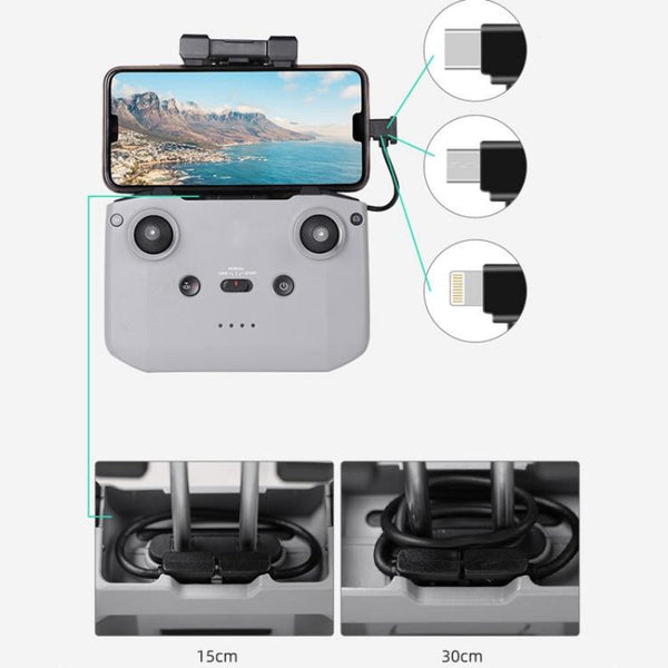 15Cm Type To Cable For Dji Mavic Air 2S / Fpv Flight Glasses V2 Mini Pocket Mobile Devices Cables & Adapters