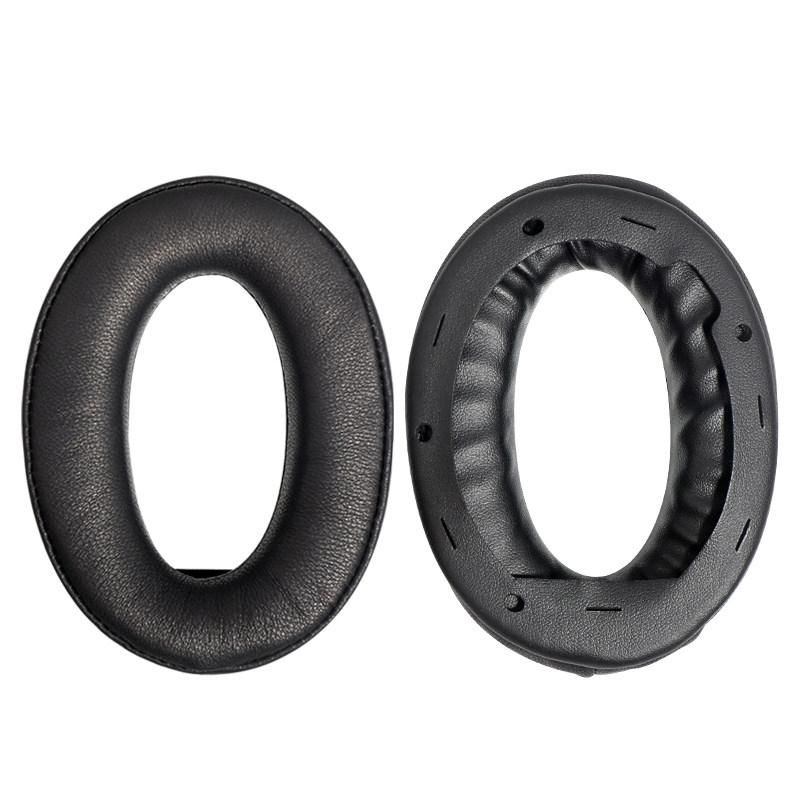 2 Pack Headset Covers For Wh 1000Xm2 Xm3 Xm4 Black Lambskin Headphone Accessories