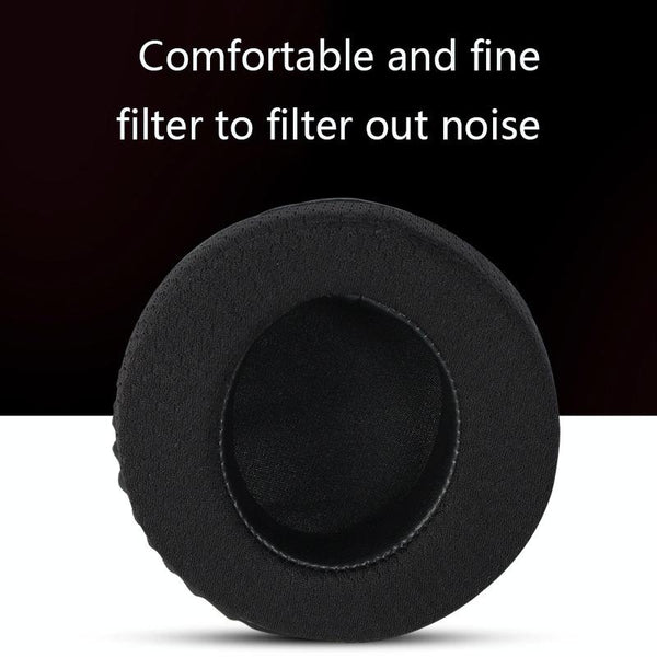 Black Lambskin Headset Covers For Alienware Aw310h And Aw510h Two Pack Headphones